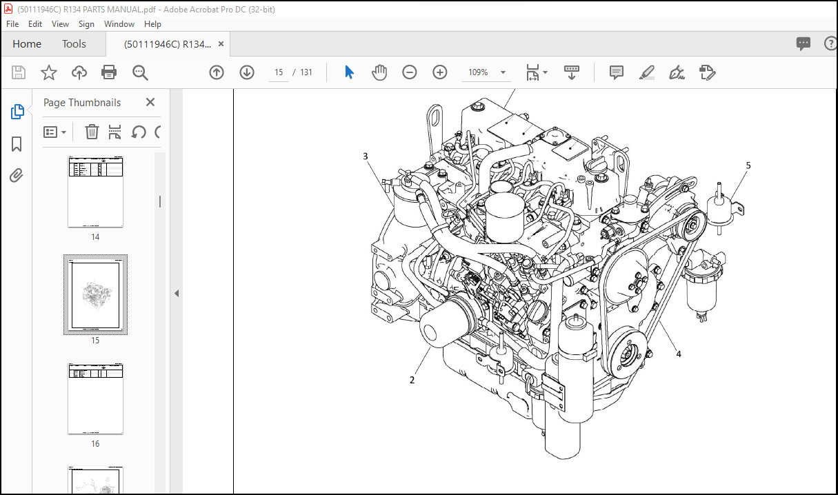 GEHL R134 Parts Manual(50111946C) - PDF DOWNLOAD - HeyDownloads ...