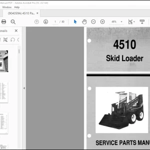 GEHL Skid Loader 4510 Service Parts Manual(904059)  - PDF DOWNLOAD
