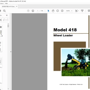 Gehl 418 Wheel Loader Parts Manual 909878 - PDF DOWNLOAD