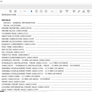 Gehl 480 Wheel Loader Parts Manual 918116 - PDF DOWNLOAD