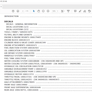 Gehl AWS36 Wheel Loader Parts Manual 918263 - PDF DOWNLOAD