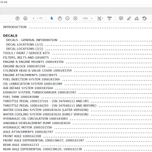 Gehl AWS46 Wheel Loader Parts Manual 918266 - PDF DOWNLOAD