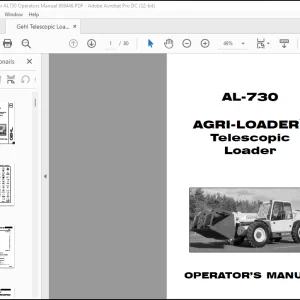 Gehl Agri-Loader Telescopic Loader Operator's Manual 908448 - PDF DOWNLOAD