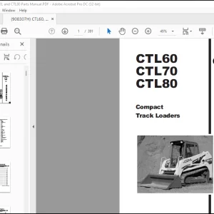 Gehl CTL60 CTL70 CTL80 Compact Track Loader Parts Manual 908307 - PDF DOWNLOAD