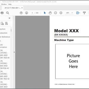 Gehl RS6 RS8  Telescopic Handler Parts Manual(913217) - PDF DOWNLOAD