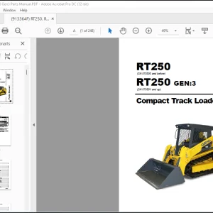 Gehl RT250 & RT250 GEN:3 Compact Track Loader Parts Manual 913364 - PDF DOWNLOAD