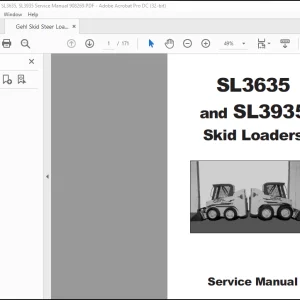 Gehl SL3635 & SL3935 Skid Loaders Service Manual 908269 - PDF DOWNLOAD