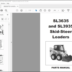 Gehl SL3635 and SL3935 Skid-Steer Loaders Parts Manual 908267 - PDF DOWNLOAD