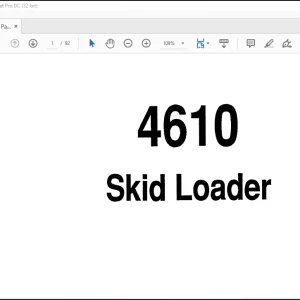Gehl Skid Loader 4610 Service Parts Manual(906014)  - PDF DOWNLOAD