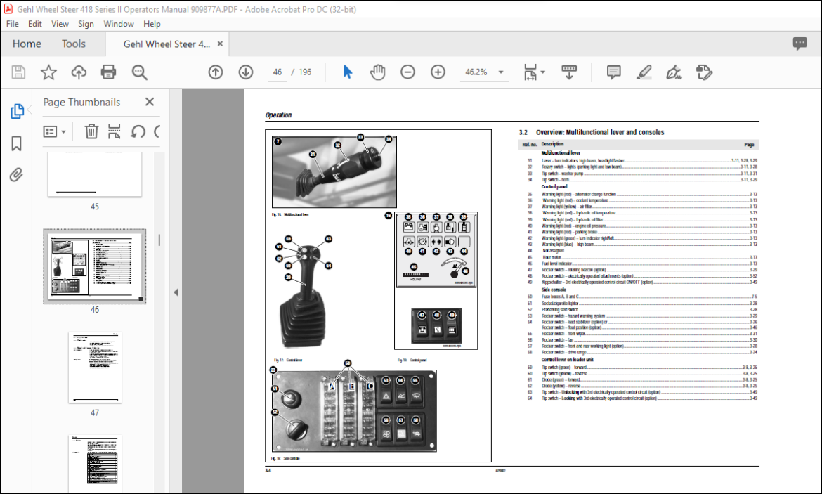 Gehl Wheel Loader 418 Operator’s Manual(909877) - PDF DOWNLOAD ...