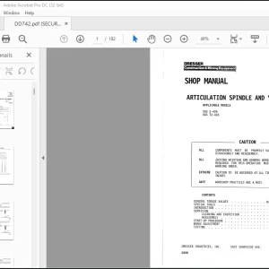 Komatsu Roller VOS 2-42A VOS T2-42A Shop Manual A-05.30 - PDF DOWNLOAD