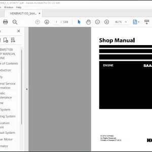 Komatsu SAA4D94LE-3 Engine Service Manual VENBM07100 PDF Download