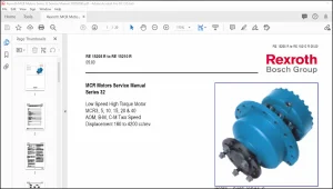 Rexroth MCR Motors Series 32 Service Manual 50950506 - PDF DOWNLOAD