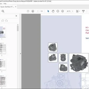 Sauer-Danfoss H1 45-53 Closed Circuit Axial Piston Pump Service Manual 918358 - PDF DOWNLOAD
