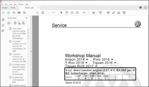 Volkswagen Arteon (3H7) 2017-2020 Workshop Manual - PDF DOWNLOAD