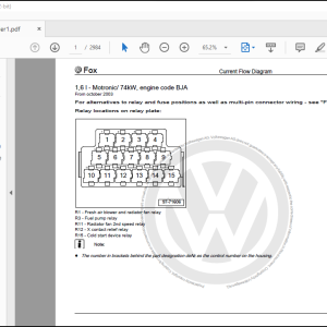 Volkswagen Fox 2004-2019 Wiring Diagram Manual - PDF DOWNLOAD ...