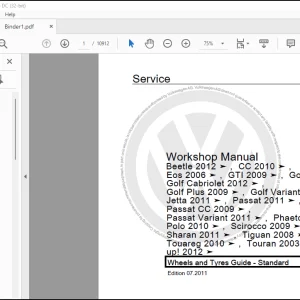 Volkswagen Sharan 2019 Workshop Manual + Wiring Diagram Manual - PDF DOWNLOAD