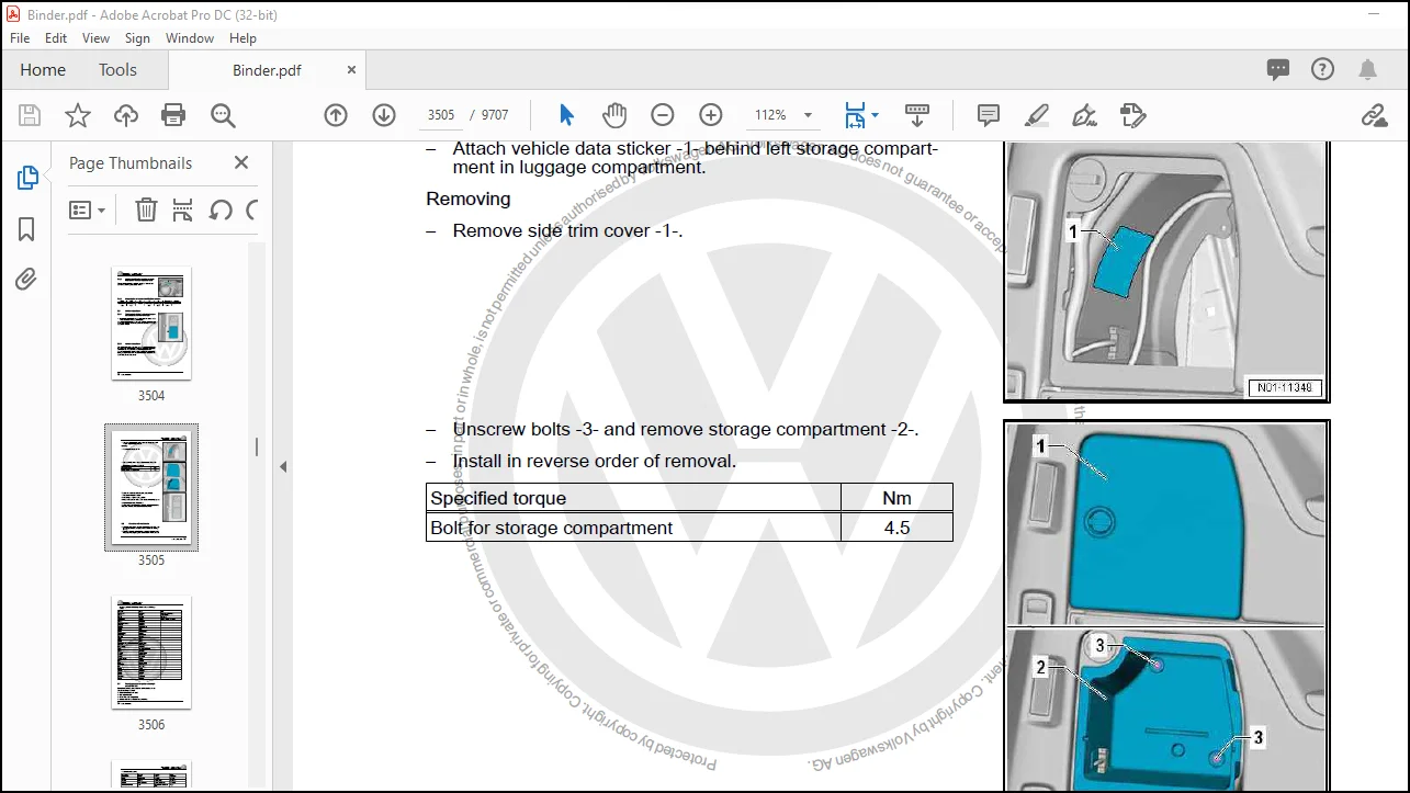 Volkswagen Sharan (7N,7N1,7N2) 2011-2020 Workshop Manual - PDF DOWNLOAD - Image 4