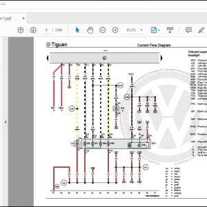 Volkswagen Tiguan 2010-2016 Wiring Diagram Manual - PDF DOWNLOAD