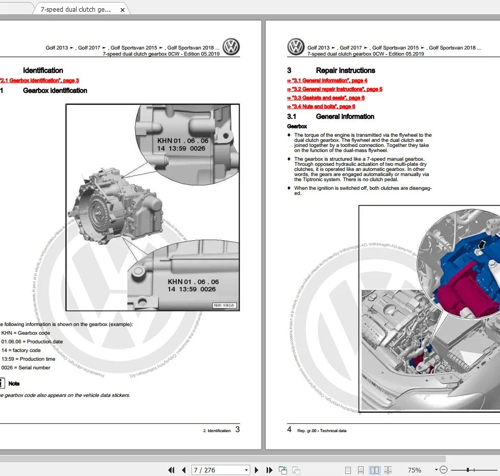 Volkswagen 2020 4.07GB Package DVD PDF Repair Manual, Workshop Manuals And Wiring Diagrams - PDF Complete Set - DOWNLOAD - Image 11