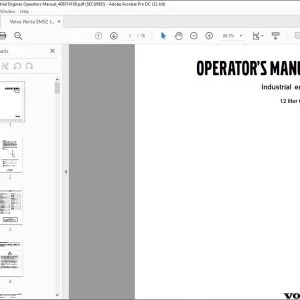 Volvo Penta 12 Liter (EMS 2) Industrial Engines Operators Manual_408514108
