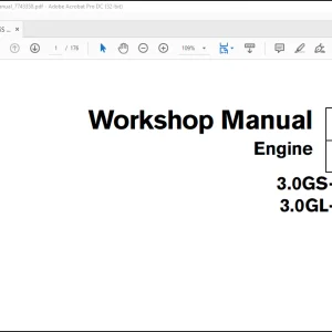 Volvo Penta 3.0GS-A-B-C 3.0GL-A-B-C Engine Workshop Manual 7743358 - PDF DOWNLOAD