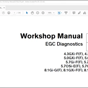 Volvo Penta 4.3GXI-F(F)- 8.1OSI-C(F) EGC Diagnostics Workshop Manual231822318 - PDF DOWNLOAD