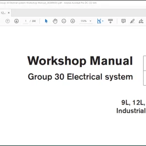 Volvo Penta 9L, 12L, 13L, 16L Industrial Engines Group 30 Electrial system Workshop Manual_263049503 - PDF DOWNLOAD