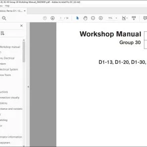 Volvo Penta D1-13, D1-20, D1-30, D2-40 Group 30 Workshop Manual_294209081 - PDF DOWNLOAD