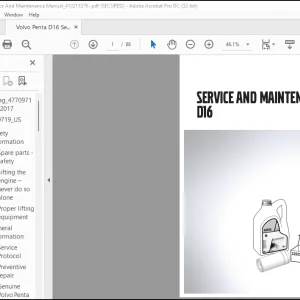 Volvo Penta D16 Service And Maintenance Manual_412213376  - PDF DOWNLOAD