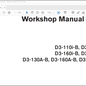 Volvo Penta D3-110i-B, D3-130i-B D3-160i-B, D3-190i-B D3-130A-B, D3-160A-B, D3-190A-B Workshop Manual - PDF DOWNLOAD