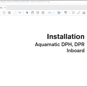 Volvo Penta D4, D6 Aquamatic DPH,DPR Inboard Installation Manual_459793495 - PDF DOWNLOAD