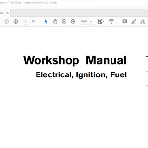Volvo Penta Electrical, Ignition, Fuel Workshop Manual_47715705  - PDF DOWNLOAD