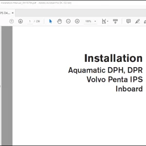 Volvo Penta IPS D4, D6 Aquamatic DPH, DPR Installation Manual_39118794 - PDF DOWNLOAD