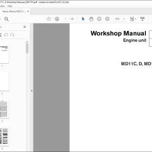 Volvo Penta MD11C, D, MD17C, D Workshop Manual_6591755 - PDF DOWNLOAD