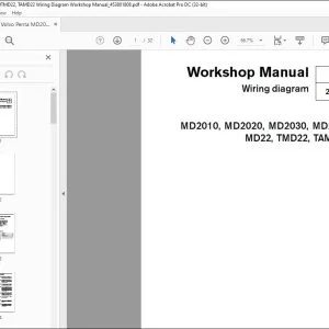 Volvo Penta MD2010, MD2020, MD2030, MD2040 MD22, TMD22, TAMD2 Wiring Diagram Workshop Manual_453801808 - PDF DOWNLOAD