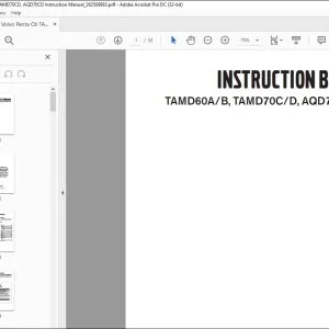 Volvo Penta Oil TAMD60A B, TAMD70C D, AQD70C D Instruction Manual_362509983 - PDF DOWNLOAD