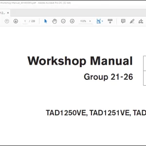 Volvo Penta TAD734GE Group 0-08, 20-26,32-37 Workshop Manual_311644482 - PDF DOWNLOAD
