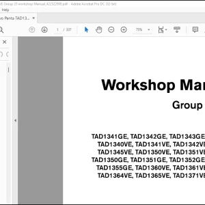 Volvo Penta TAD1341GE-TAD1371VE Group 20 workshop Manual_422522998 - PDF DOWNLOAD