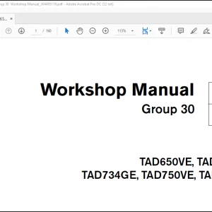 Volvo Penta TAD650VE- TAD760VE, TAD734GE Group 30  Workshop Manual_304495118 - PDF DOWNLOAD