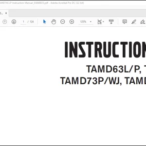 Volvo Penta TAMD63L-P, TAMD71B, TAMD73P-WJ, TAMD74C-L-P Instruction Manual_93868835 - PDF DOWNLOAD