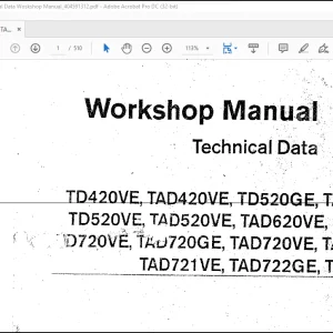 Volvo Penta TD TAD420VE-TD TAD722VE Technical Data Woskshop Manual_404591312 - PDF DOWNLOAD