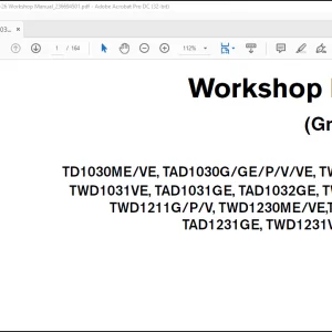 Volvo Penta TD1030ME VE- TAD1232GE Group 20-26 Workshop Manual_236694501 - PDF DOWNLOAD