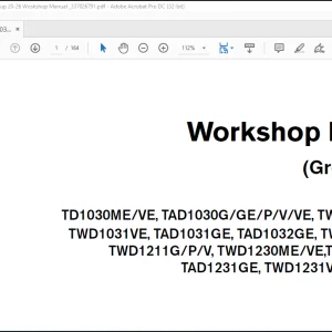 Volvo Penta TD1030ME VE TWD1030ME VE TWD1031VE TAD1031GE TWD1211G P V TAD1231GE TWD1231VE TAD1232GE Group 20-26 Workshop Manual_337026791 - PDF DOWNLOAD