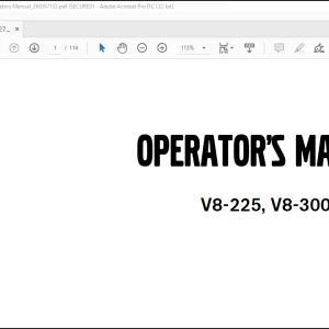 Volvo Penta V8-270, V8-225, V8-300, V8-320 Operators Manual_269597153 - PDF DOWNLOAD