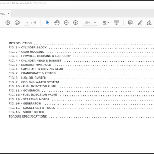 Yanmar 3TNV70-XBV Engine Parts Manual(50940095) -  PDF DOWNLOAD