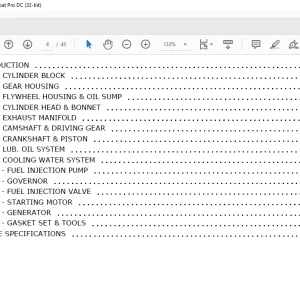Yanmar 3TNV74F-SPBV Engine Parts Manual 50940298 - PDF DOWNLOAD