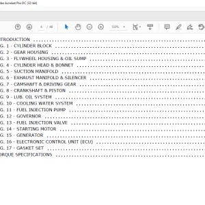 Yanmar 3TNV88F-ESBV Engine Parts Manual 50940138 - PDF DOWNLOAD