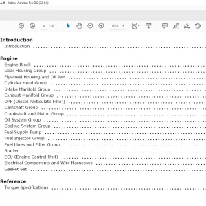 Yanmar 4NTV98C-NGT Tier IV Engine Parts Manual 50960075 - PDF DOWNLOAD