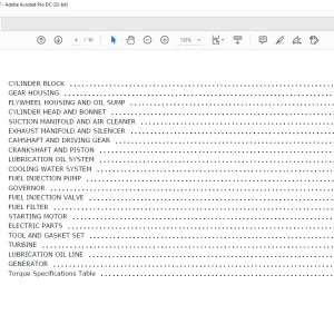 Yanmar 4TNV84T-ZKTBL Engine Parts Manual 917324 - PDF DOWNLOAD